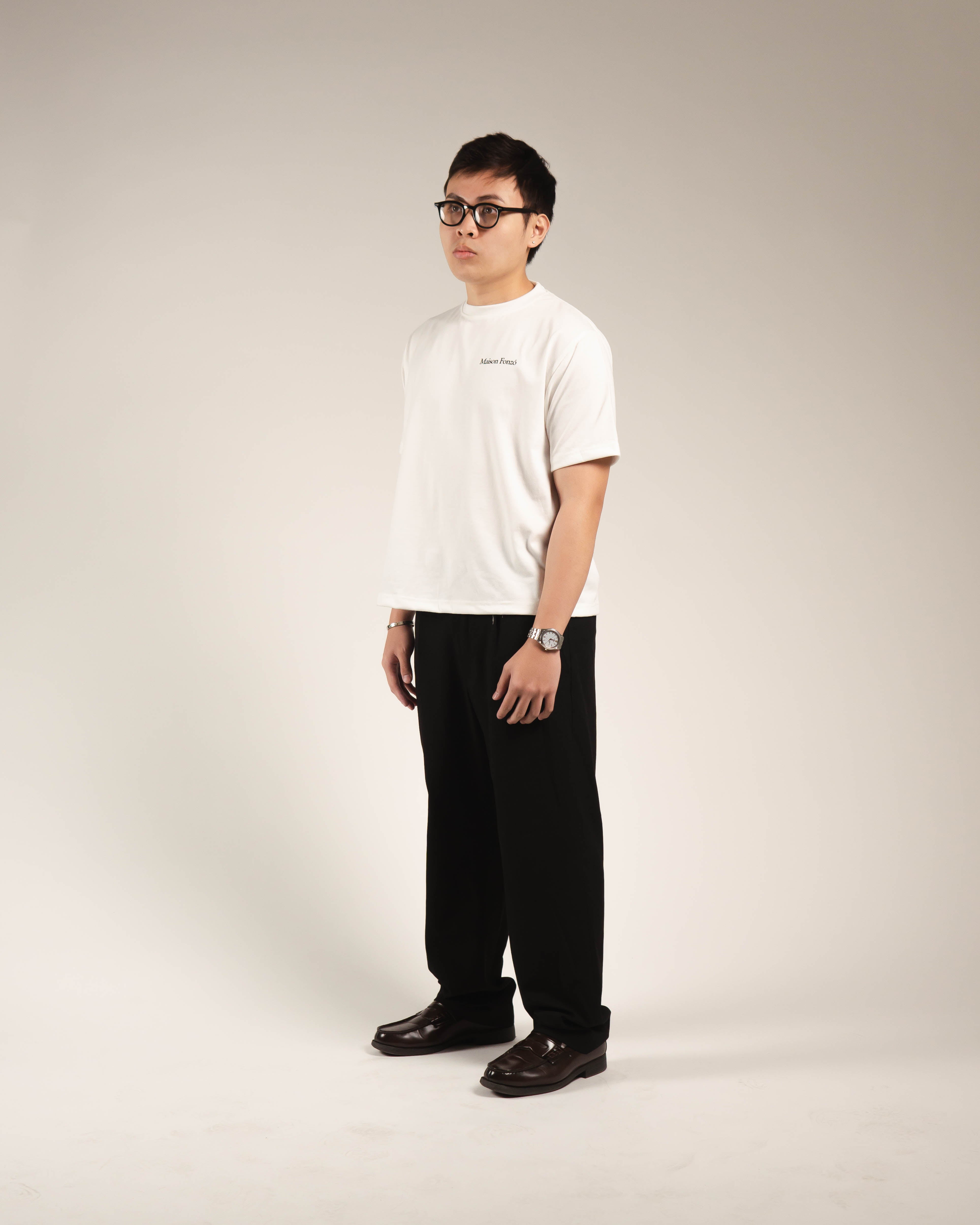 Classic Tee in White – Maison Fonzó