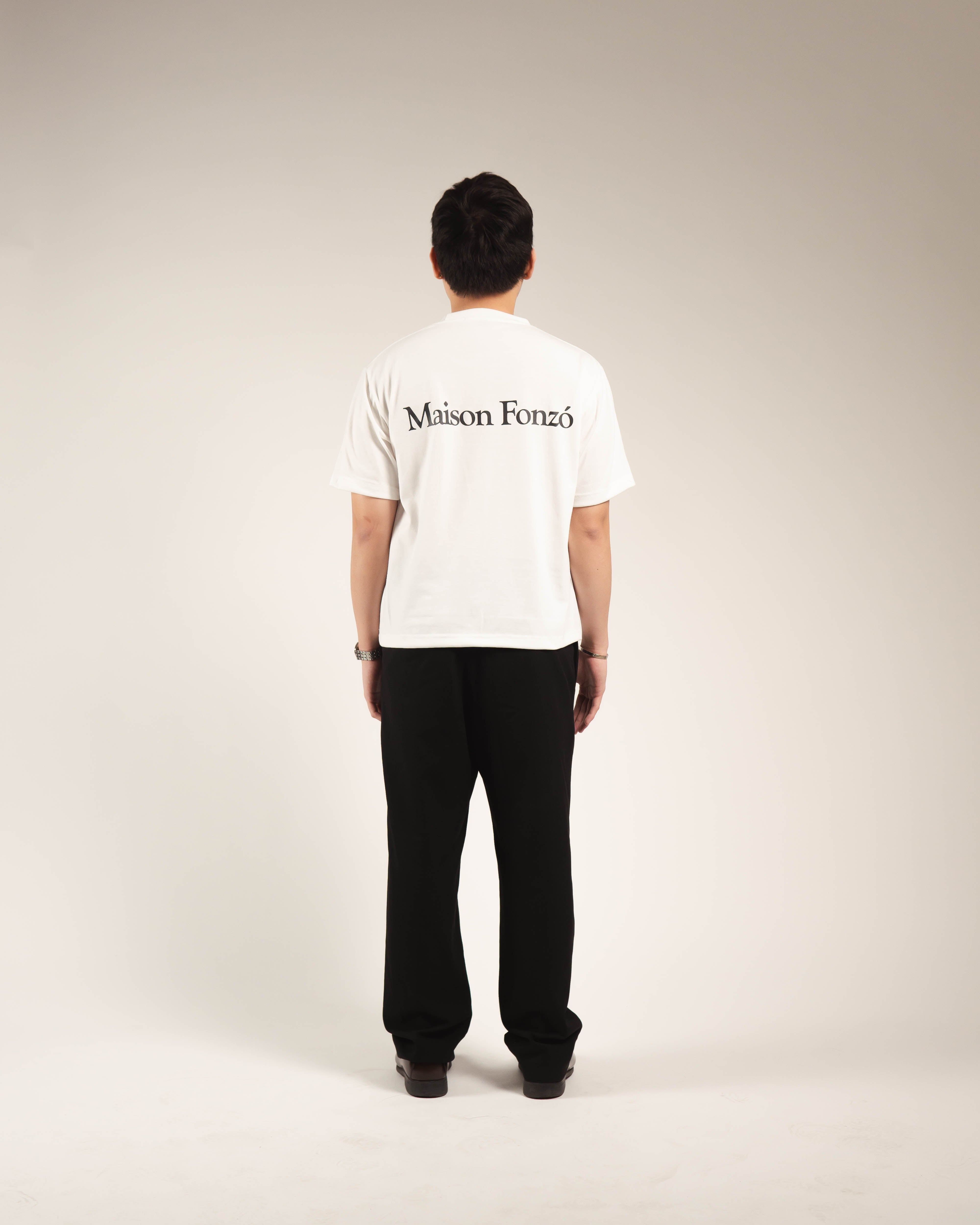 Classic Tee in White – Maison Fonzó