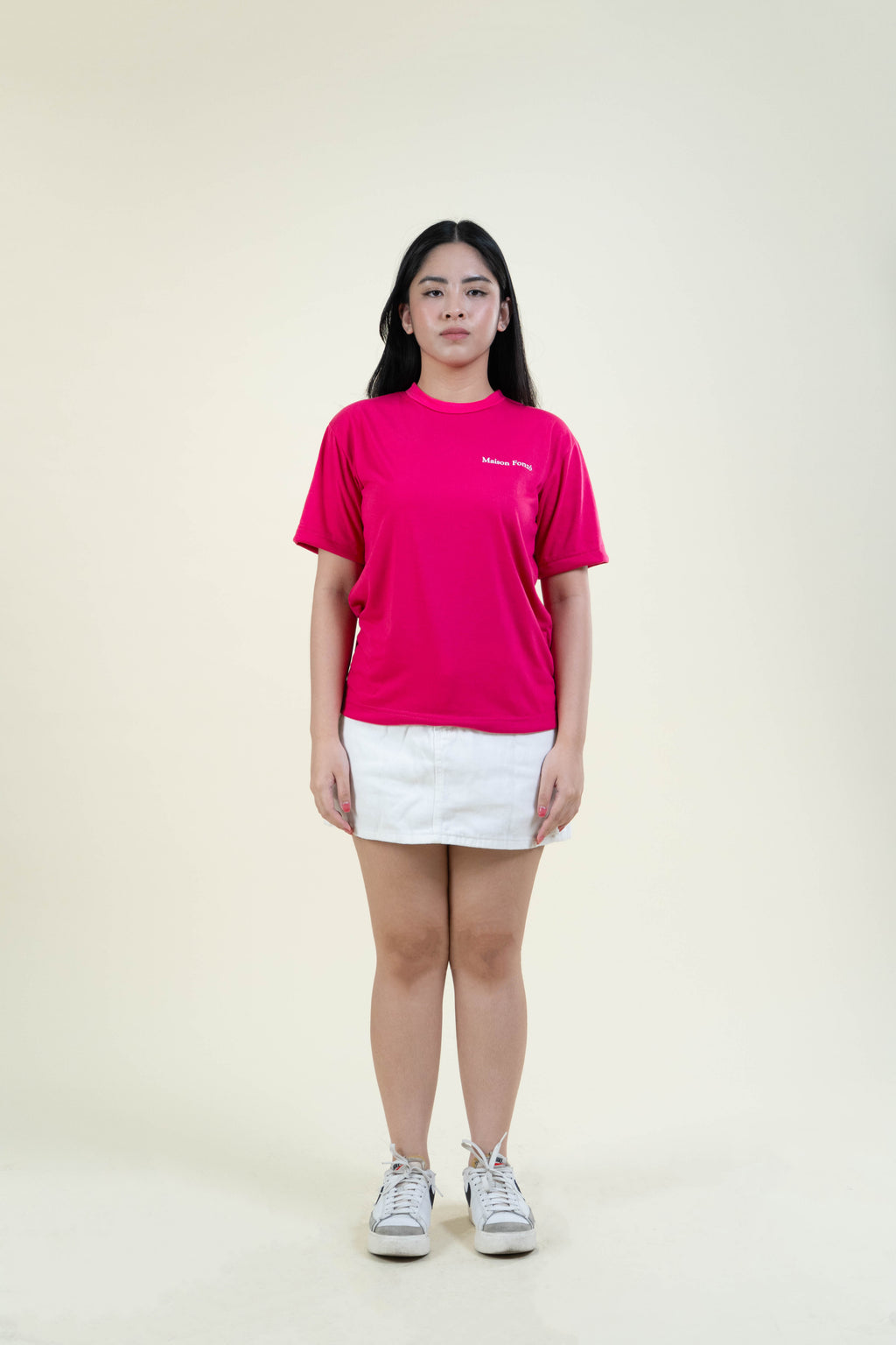 Classic Tee in Fuchsia Pink